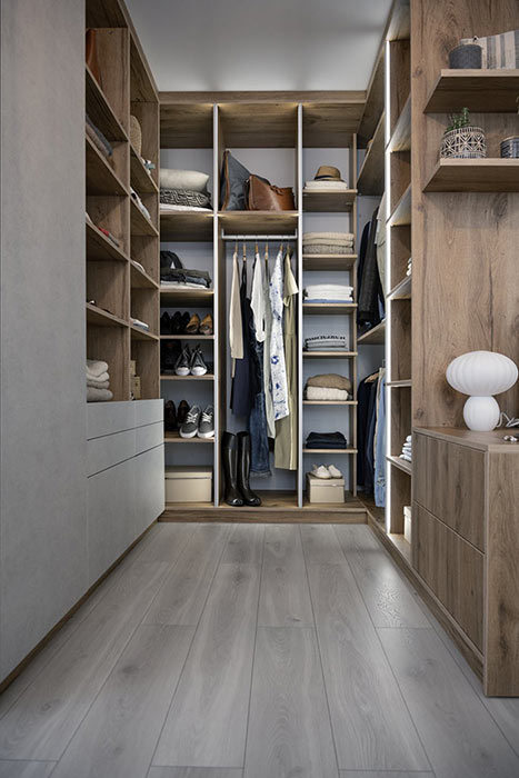 Dressing avec des panneaux recyclés à 100%