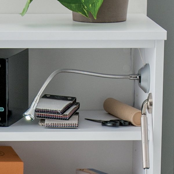 Lampe murale cachée dans un secrétaire