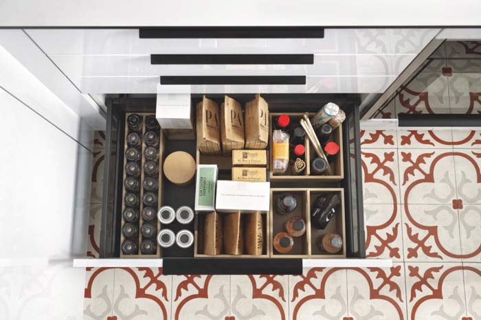 rangement tiroirs de la cuisine design schmidt
