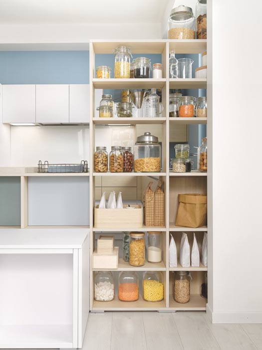 Solutions de rangement pour bocaux et vrac.