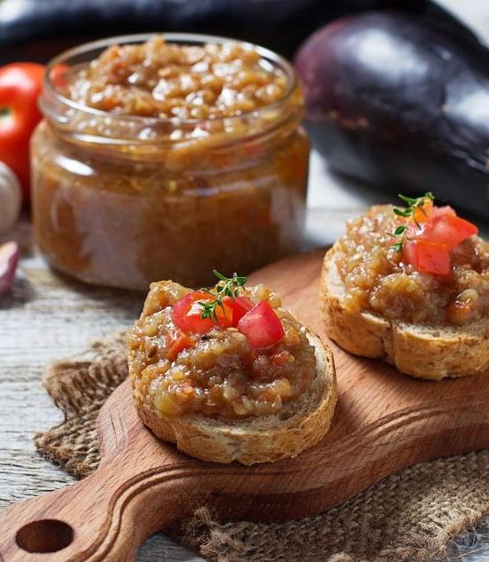Le caviar d'aubergine.