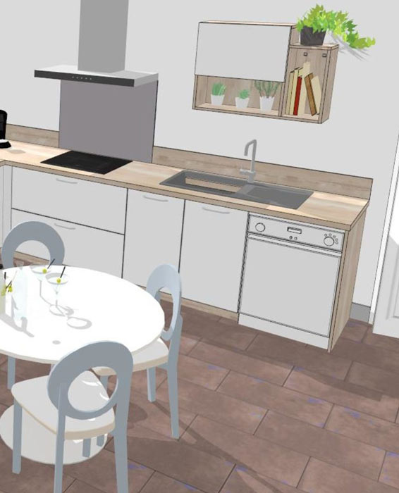 Proyecto ejecutado en 3D.
