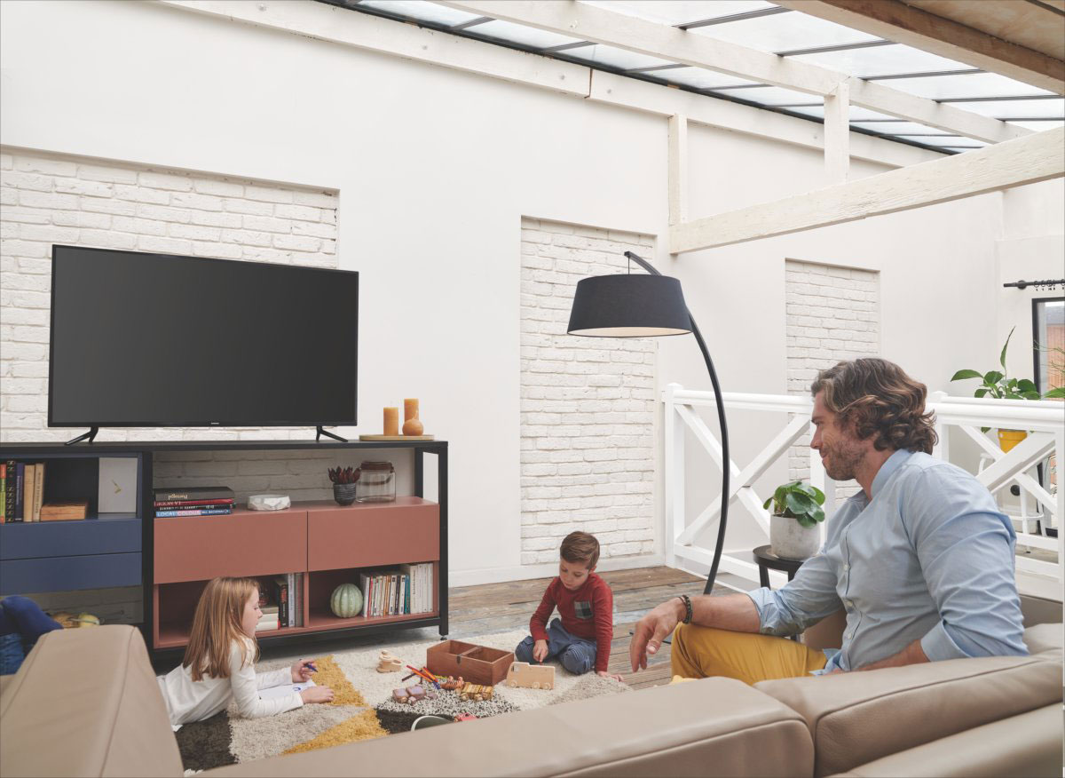 Salon ouvert sur le séjour