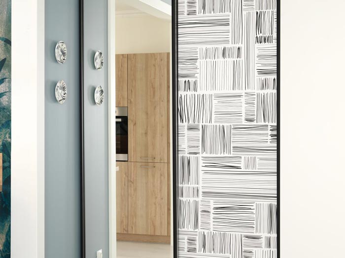 Petit dressing d'entrée en motifs graphique Casablanca