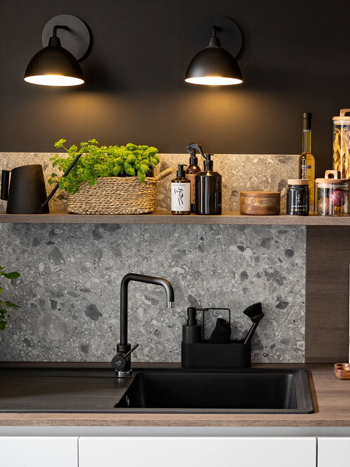 Crédence terrazzo – cuisine Urban Chic.