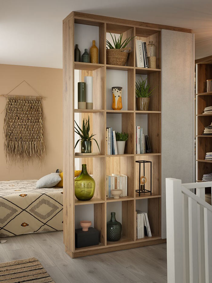 Dressing sur mesure aménagé sous les combles