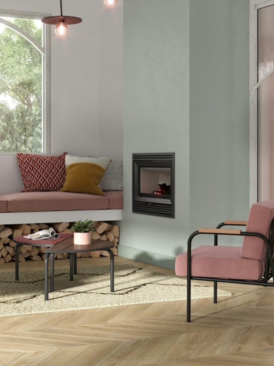 Fauteuil Barnabé en terracotta