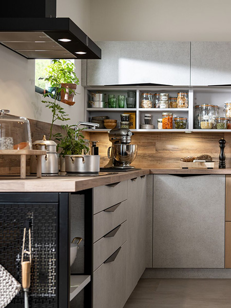 Cuisine Origin en panneaux 100% recycles