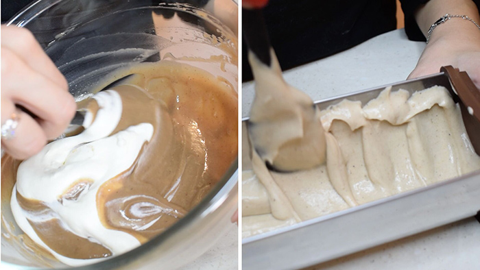 Préparation mousse aux marrons
