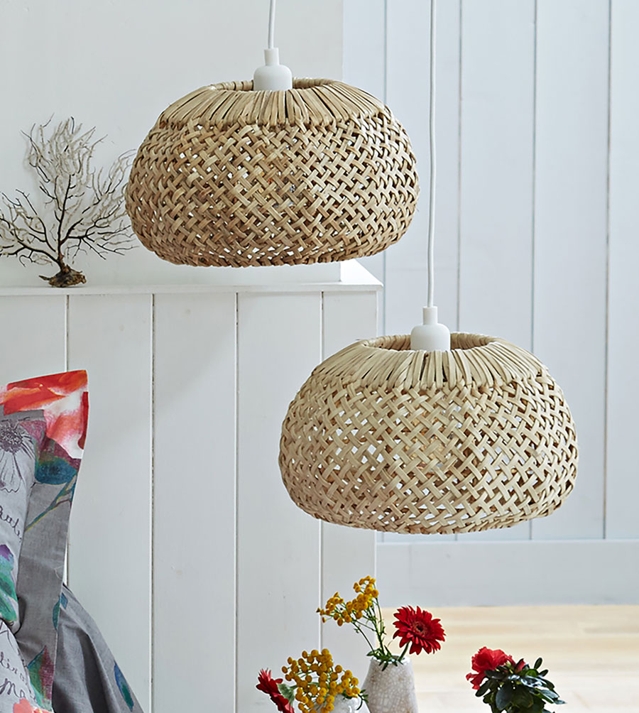 Lampe en rotin, Becquet