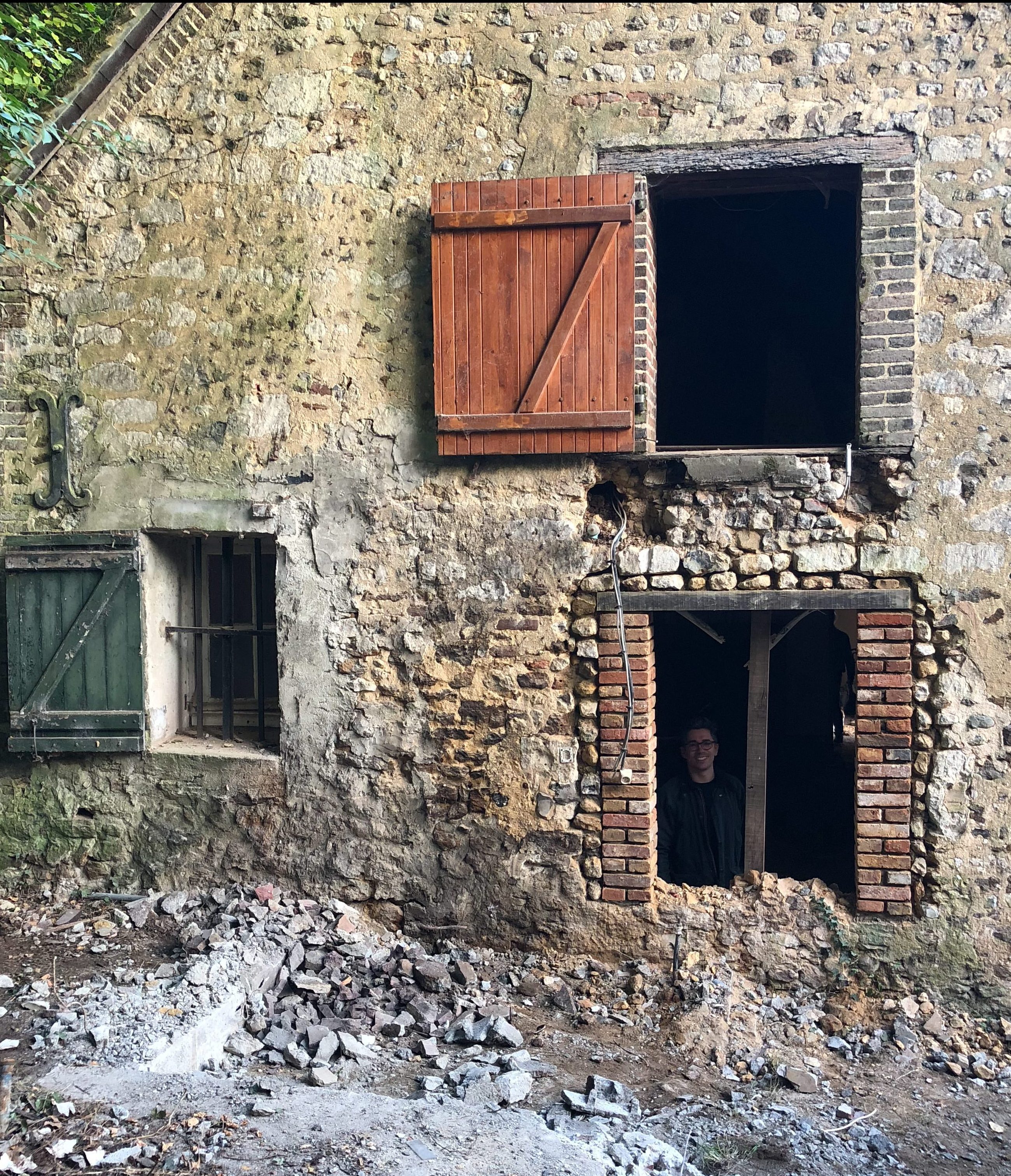 Façade extérieur de la maison.