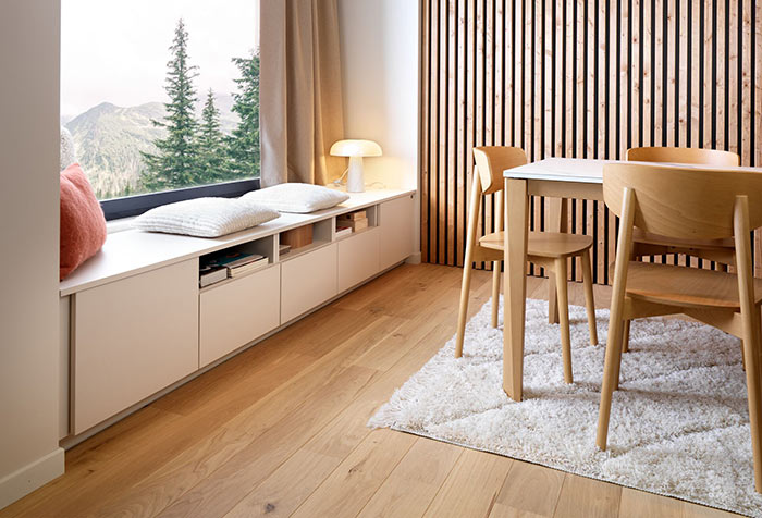 Tabla de corcho de madera maciza, moldura de madera, accesorio para pisos,  línea de corcho de
