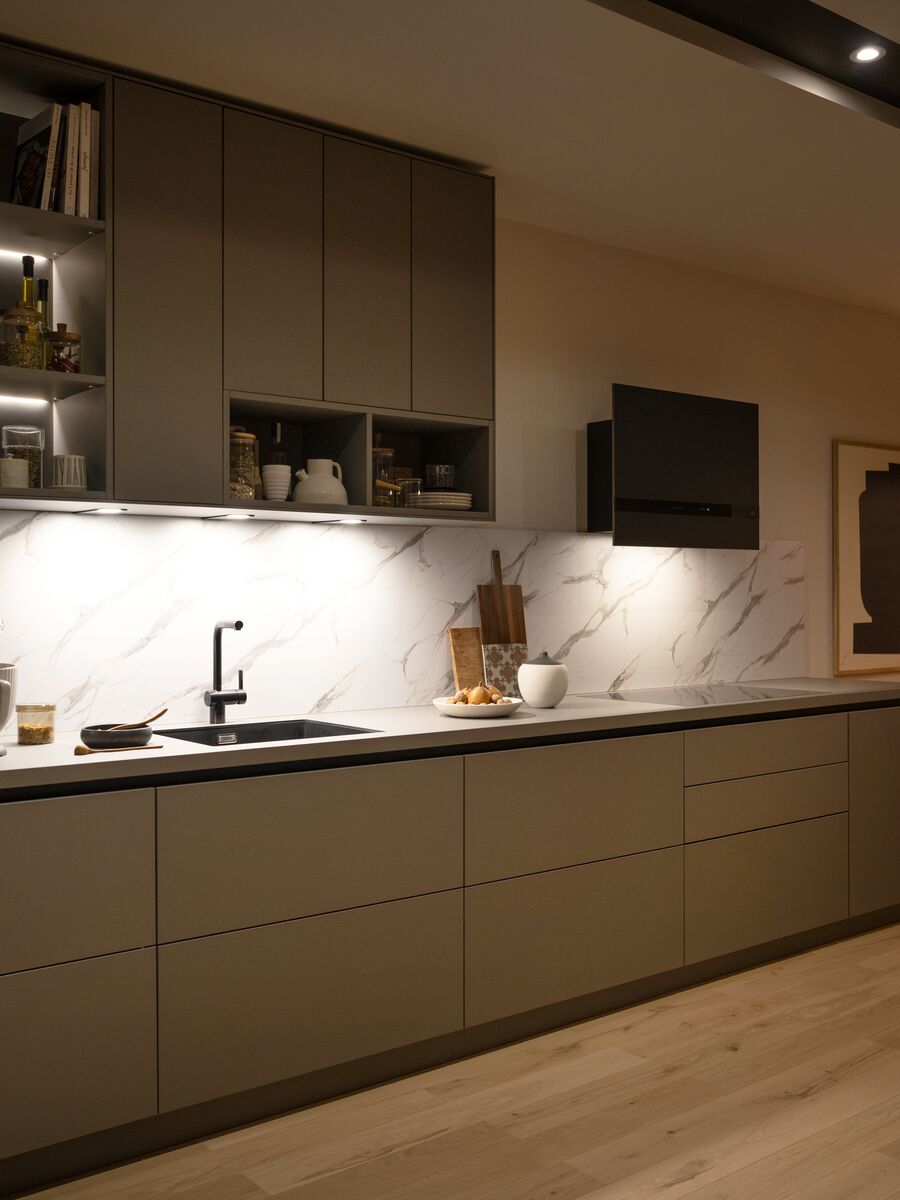 Ambiance de nuit dans la cuisine Stockholm